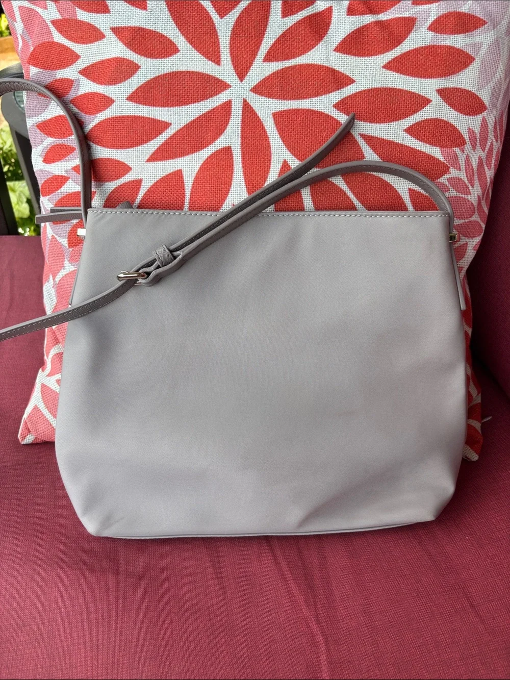 kate spade light taupe crossbody bag